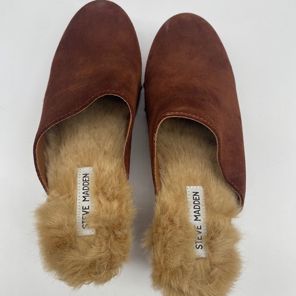 Fur Lined Clogs - Picture 1 of 4